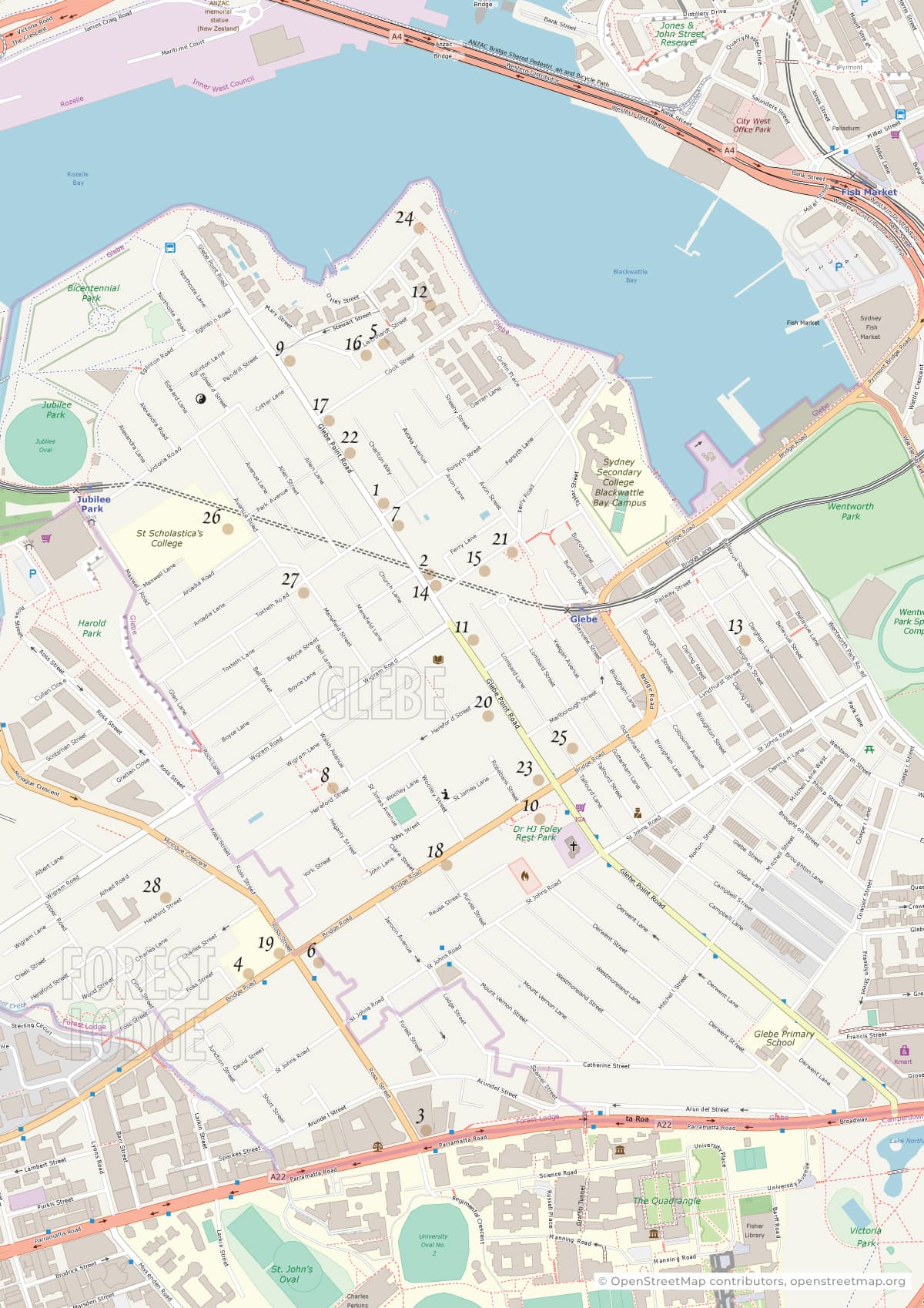 Villas Map