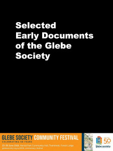 glebe society early correspondence book Page 01