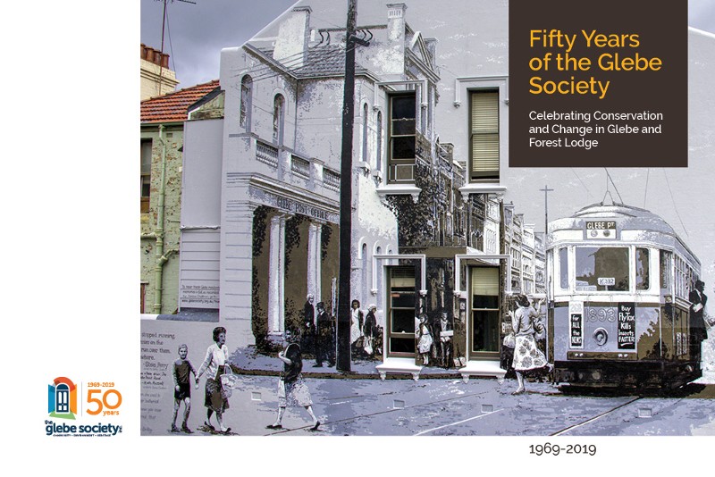 50 years of the Glebe Society booklet cover